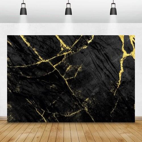Laeacco Fantasy Black Marble Surface Photography Backdrops Texture Pattern Food Baby Portrait Photocall Backgrounds Photo Studio