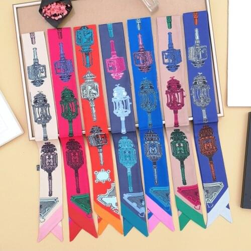 Designer Scarf Women Luxury， Brand Scarf， 2021 Fashion Ladies Tied Hair Headband，Womens Bandana G66