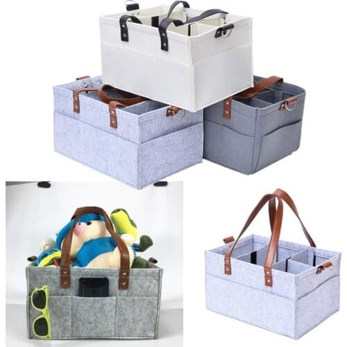 Nappy Caddy Organiser Baby Box Storage Portable Car Organizer Newborn Essentials Baby Shower Gifts Diaper Storage Mummy Bag