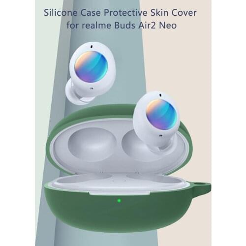 Silicone Case Protective Skin Cover For Realme Buds Air2 Neo For Realme Buds Air2 Neo True Wireless Headset Cover