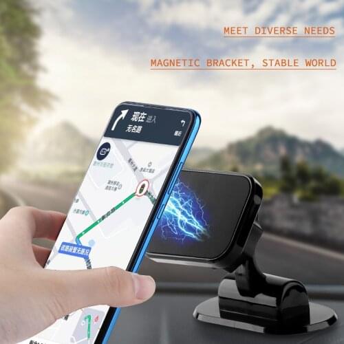 Universal Car Phone Holder, Sticky Super Magnetic Multi-angle Navigator, 360 Degree Swivel Holder, Auto Holder Accessories