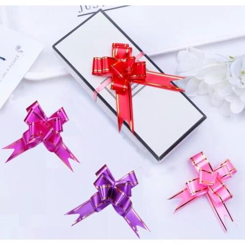 10pcs/Pack Bow flower Gift Packing Material Supplies Diy Craft Wedding Birthday Party Decoration Accessories