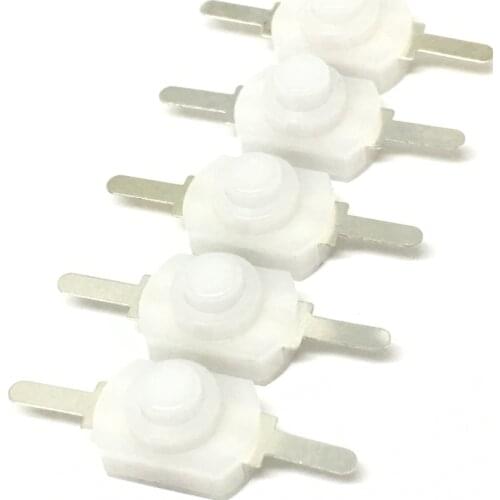20pcs 1208YD White/Black DC 30V 1A On Off Mini Push Button Switch 1208