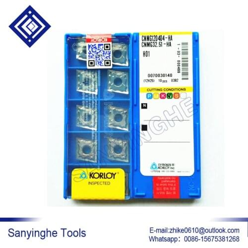 Free shipping high quality 50pcs/lots CNMG120404-HA H01 / CNMG120408-HA H01 cnc carbide turning inserts