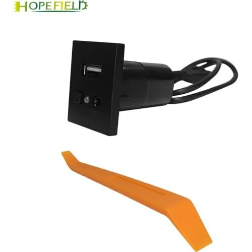 Car USB AUX Audio Music Input Adapter For Ford Focus 2 mk2 2010 c-max kuga mk1 CD Player Mini USB Cable Slot Interface Switch