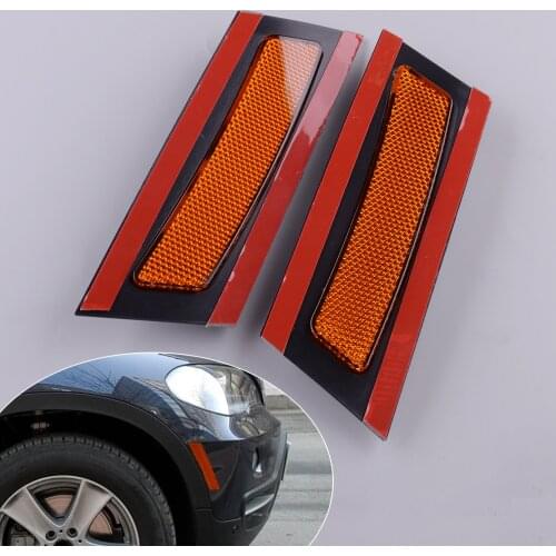 2Pcs/Set Front Bumper Side Marker Light Reflector Car 63217162548 Fit For BMW X5 E70 63217162547 2007 2008 2009 2010