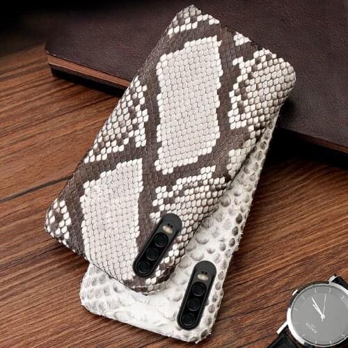 Luxury Phone Cases For Huawei P20 P30 Mate10 20 Pro lite case Y6 Y9 P Smart 2019 Python Skin Cover For Honor 7X 7A 8X 9 10 lite