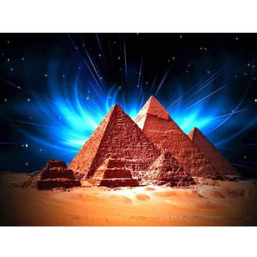 Egyptian Pyramid Full Square/round diy Diamond Painting 5D Landscape diamond Embroidery Mosaic New Arrival Home Decoration