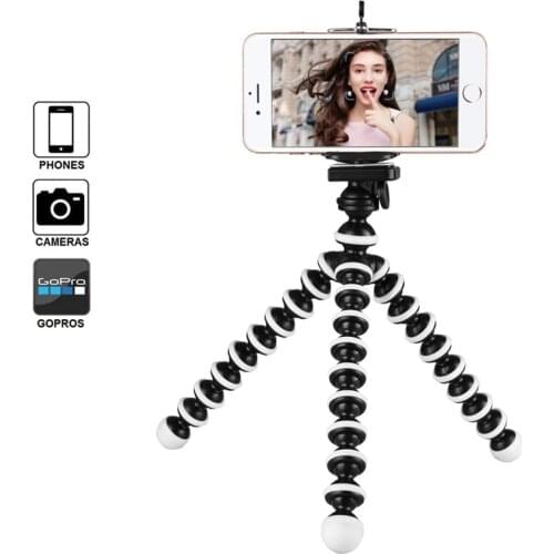 Flexible Octopus Tripod Medium M Size Desk Lazy Phone Bracket Stand Holder Tripods for GOPRO DSLRS Digital Camera Moible Phone