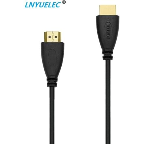 LNYUELEC HDMI-compatible Cable video cables gold plated 1.4 1080P 3D Cable for HDTV splitter switcher 0.5m 1m 2m 3m 5m 10m