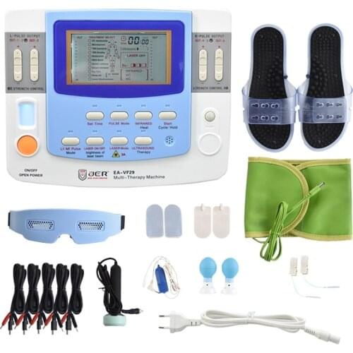 Integrated Physical Therapy With Ultrasound Tens & Ems Physiotherapy Equipment 7 Channels With and sleep function