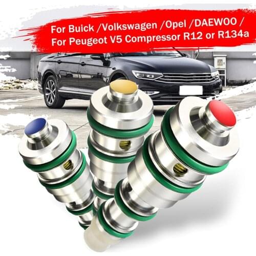 44Psi 42Psi 40Psi Electromagnetic Valve Control Valve For Buick Volkswagen VW Opel DAEWOO Peugeot V5 Compressor R12 R134a