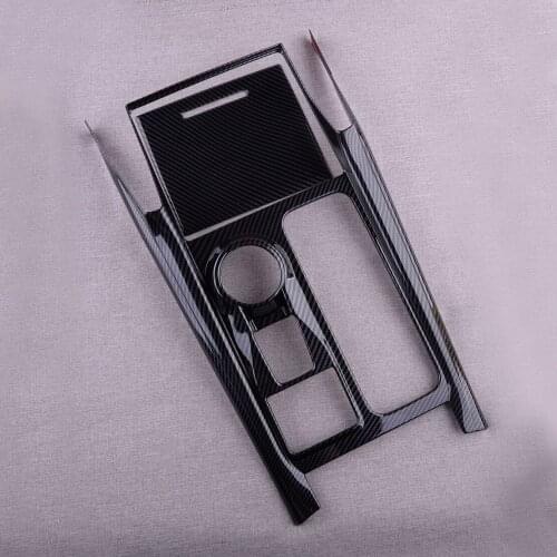 CITALL 1 Set Interior Gear Shift Box Panel Cover Trim Frame Fit For Ford Explorer 2020 2021 ABS Left Hand Drive