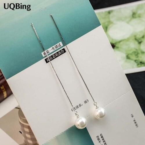 Plata 925 Silver Earrings Jewelry Fashion Pearl Earrings Ear Wire Earrings Pendientes Brincos brincos de prata Fashion Jewelry