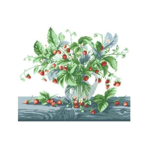 Top MM Counted Cross Stitch Kit Fan blowing a fan Handmade Needlework For Embroidery 14ct Cross Stitch Luca-S-B2267