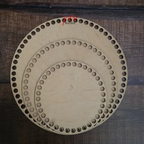 Set of 3pcs different size Free shippihg round Bottoms for crochet basket