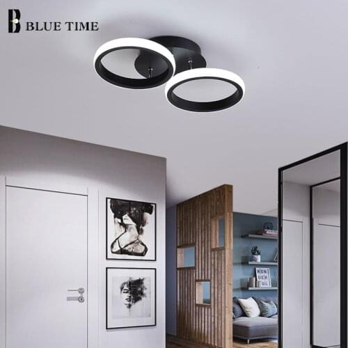 18W Indoor Ceiling Lamp For Home Modern Led Ceiling Light Corridor Light Living room Bedroom Light Fixtures Black White Lustres