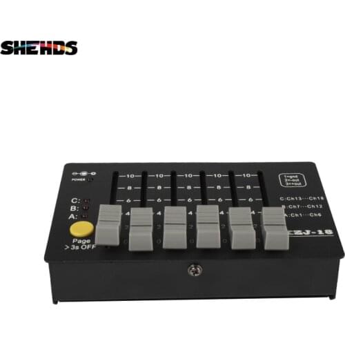 SHEHDS ReChargeable Wireless Remote Control 18 DMX Controller Console Stage Lighting For DJ Disco Ball