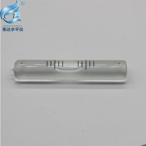 High-precision level all glass 60"/2mm horizontal bubble level bubble mini mini level size 10*58mm