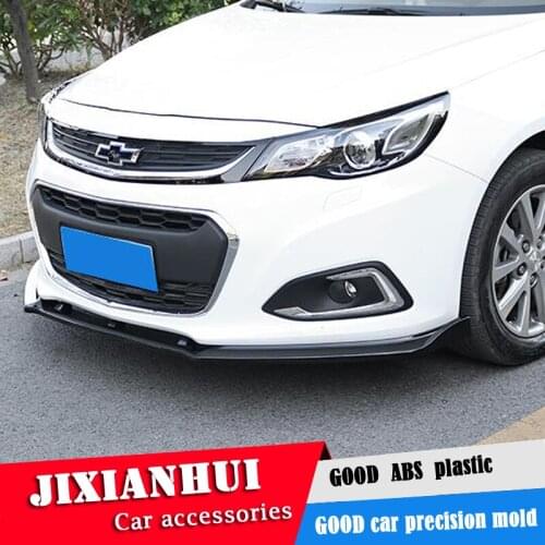 For Chevrolet Malibu Body kit spoiler 2016-2018 For Malibu ABS Rear lip rear spoiler front Bumper Diffuser Bumpers Protector