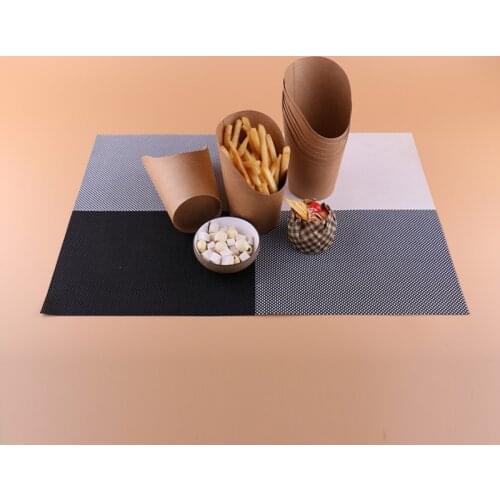 10pcs Wedding Decor Supplies Popcorn Boxes Chevro Fried Chicken Boxes Food Packaging Boxes Candy Buffet Favor Party Paper Bags