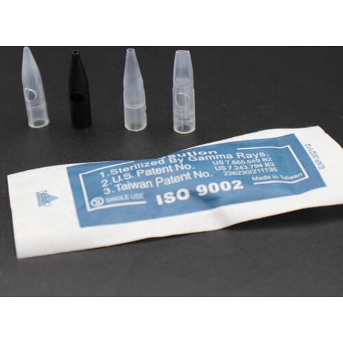 100Pcs 2RL&3RL Tattoo Needles Tips Permanent Makeup Needles Caps For BioTouch Drangon/Mosaic/Merlin Tattoo Eyebrow Lip Machine
