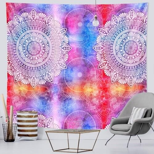2021 psychedelic scene home art decoration large size tapestry Hippie Bohemian decoration Datura sheet sofa blanket yoga mat