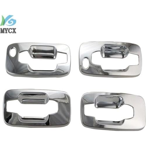 4PCS ABS Chrome plated Door Handle Bowl Covers Trim FOR Nissan X-Trail 2000-2010 T30 Accessories Car modification