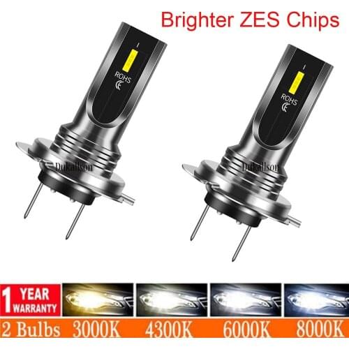 2Pcs Car LED H4 H7 H1 H8 H11 H9 HB3 9005 HB4 9006 Hir2 Mini Headlights Bulb 12V 80W 12000LM 3000K 6500K 8000K 4300K Headlamp