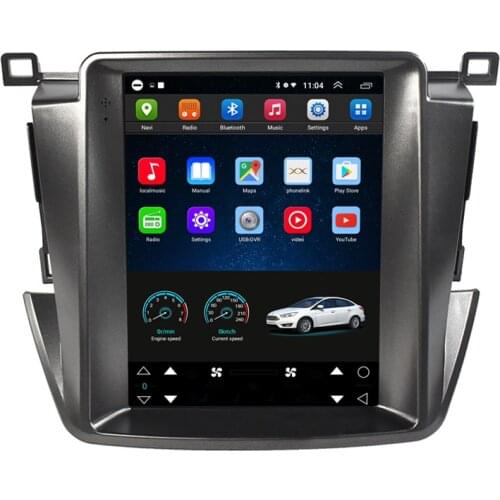 10.4" tesla style android car radio screen stereo for Toyota RAV4 RAV 4 2014-2018 Navigation GPS Multimedia Video Player