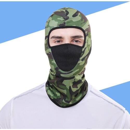 Summer Men Women Camouflage Balaclava Face Scarf Mask Sunscreen Dustproof Army Cycling Hunting Fishing Tactical Airsoft Hat X008