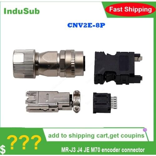 CNV2E-8P MR-J3 J4 JE M70 Encoder Connector axis encoder connector