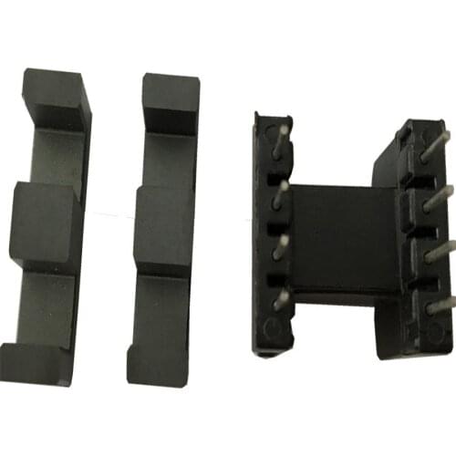EE19 8pin indutor ferrite core EE19 with 4+4pin bobbin balun bead chokes ferrite bead ,30sets/lot