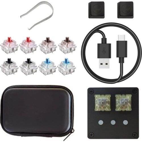 HFSECURITY DIY Black OSU! Keyboard V4 For Windows 5 Key Gaming Keyboard USB 2.0 Backlit Cherry Mechanical Keyboard With Software