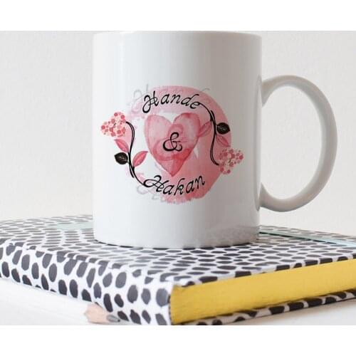 Personalized Valentines Day Design White Mug Cup-7
