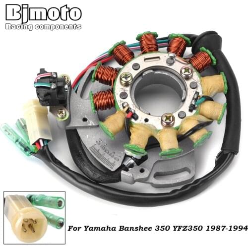 BJMOTO Motorcycle Stator Coil For Yamaha Banshee 350 YFZ350 1987-1994