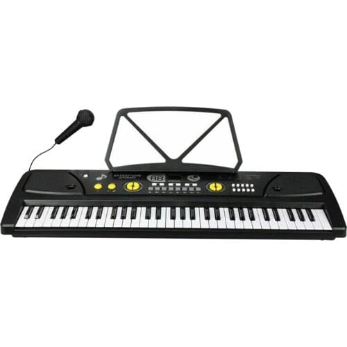 Keyboard Music Keyboard Piano 61 Keys Keyboards Mini Kids Digital Piano Stand Fits for Recording Home Christmas Boys Children