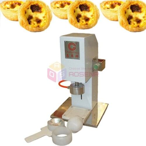 220V Commercial Efficient Pneumatic Egg Tarts Moulding Machine Egg Tart Forming Shaping Processing Machine