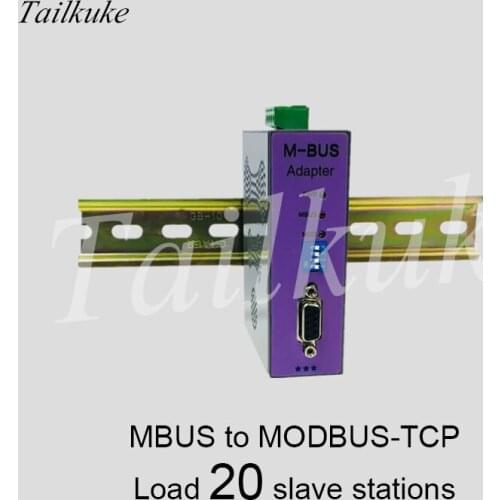 MBUS/M-BUS to MODBUS-TCP Ethernet Converter (20 Load) MT-M20 Logo-free Edition