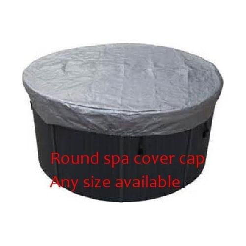 Round shape hot tub cover cap prevent snow, rain and dust,can customize spa, swim spa cover bag