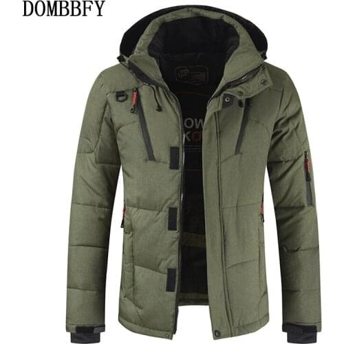 Mens White Duck Down Jacket Warm Hooded Thick Puffer Jackets Coat Male Casual Overcoat Thermal Winter Parka Men Plus Size 4XL