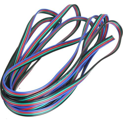 New 4 Pins Cable Connector Extension Wire Splitter for RGB / RGB 3528 5050 LED Strip Light