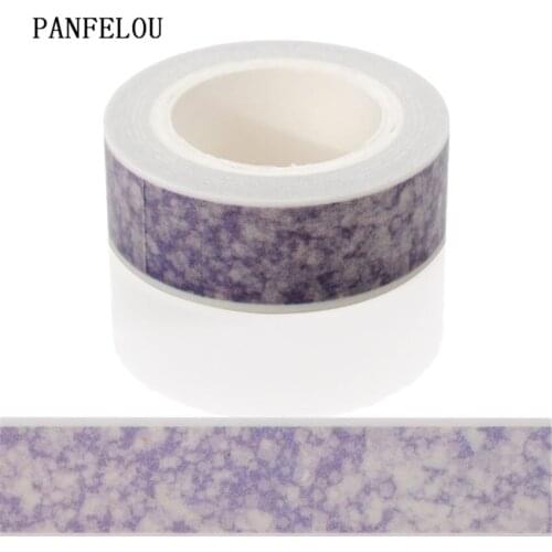 PANFELOU 1.5CMx10M Purple cloud Dividing Stickers border masking adhesive paper washi tape DIY Scrapbooking Hand account