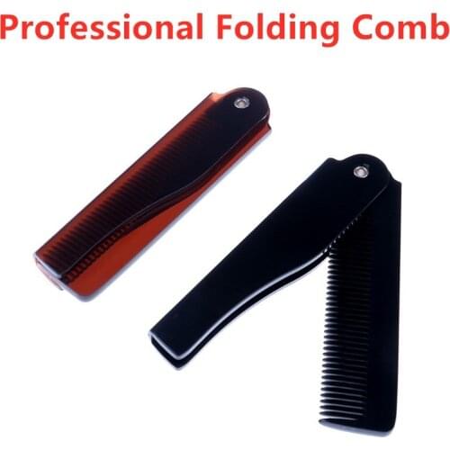 1PC Pocket Magic Hair Comb Professional Folding Comb Beard Hair Clip Fashion Hair Styling Tool Unisex Hair Care Comb