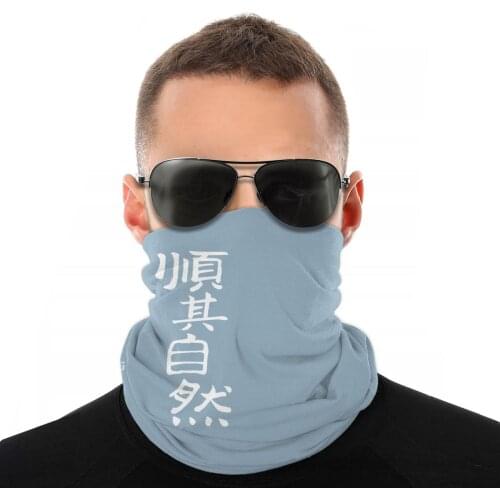 Go With The Flow Scarf Neck Face Mask Men Women Fashion Tube Mask Balaclava Bandanas Multi-functional Headwear Biking Hiking