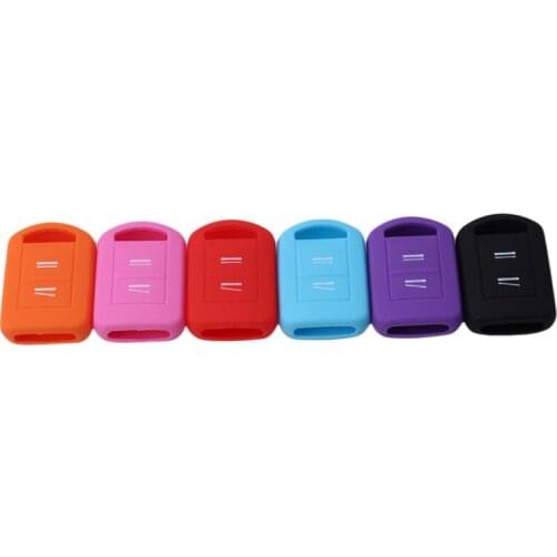 Silicone Rubber Car Key Fob Case Cover Set Skin For Cars 2 Buttons Key Creative Car Accessories