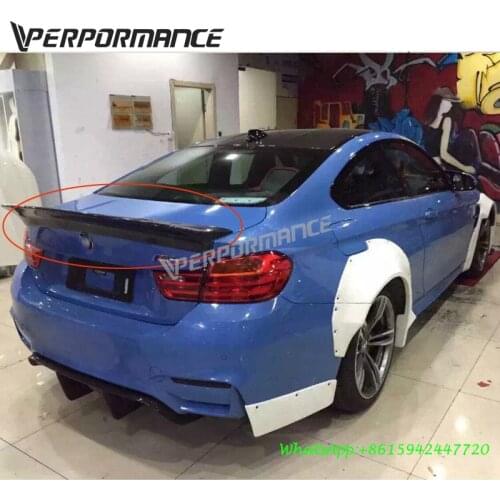 F82 M4 turnk spoiler carbon fiber material LB design rear wing carbon 2015~2019 Year
