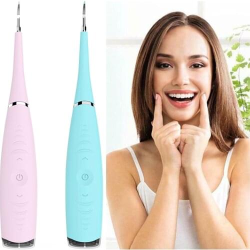 Ultrasonic Sonic Dental Calculus Plaque Remover Tool Kit Tooth Stains Tartar Cleaner Dentist Whiten Teeth Health Hygiene