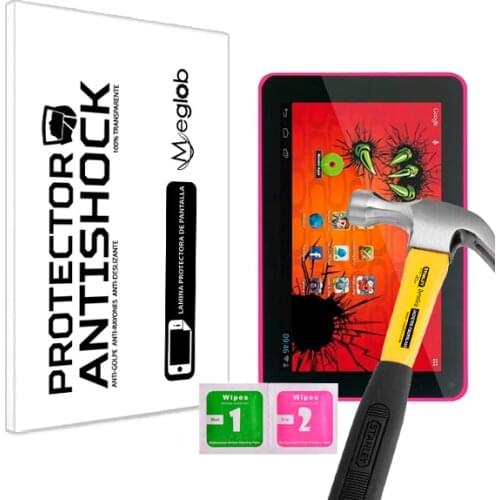 Screen protector Anti-Shock Anti-scratch Anti-Shatter compatible with Tablet Easypix SmartPad EP751