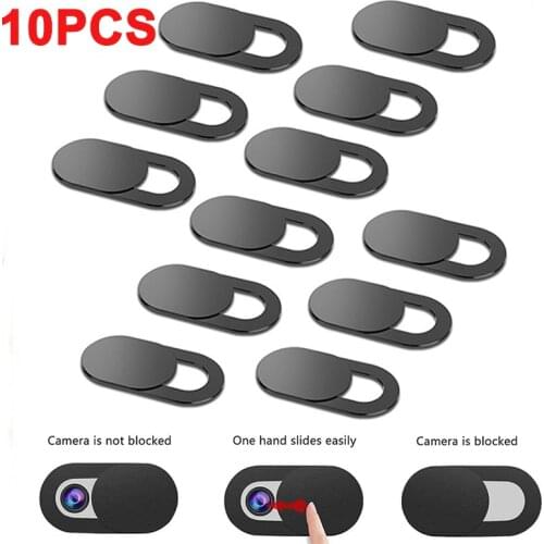 WebCam Cover Shutter Magnet Slider Plastic Universal Antispy Camera Cover For Laptop iPad PC Macbook Privacy Sticker